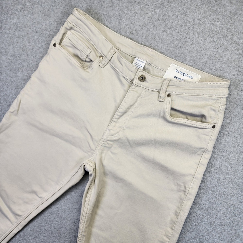 The Perfect Jean NYC Denkhaki Slim‎ Fit Pants Mens 34x30 Khaki Stretch